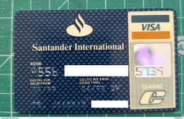 GERMANY CREDIT CARD SANTANDER 1988/11 BUDGET - Credit Cards (Exp. Date Min. 10 Years)