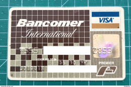 MEXICO CREDIT CARD BANCOMER 1989/02 - Credit Cards (Exp. Date Min. 10 Years)