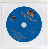 "VERDISSIMO" CD "Great Singers For Verdi", Vgl. Foto (53327) - Opéra & Opérette
