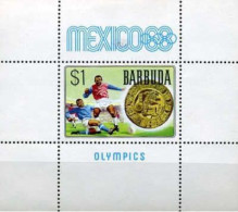 Barbuda 1968 Olimpiadi Foglietto Nuovo MNH** BF (C.DE) - Autres - Amérique