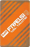 Faroe - Kall - Frælsi, Exp.10.2007, PIN Xxxx Xxxx Xxxx, GSM Refill 100Kr, Used - Isole Faroe