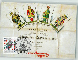 39915175 - 26/1986 100 Jahre Deutsche Skatkongresse  Erstausga SST - Playing Cards