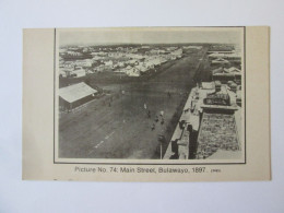 Zimbabwe-Bulawayo:Main Street 1897,picture 74 Unused Postcard - Simbabwe