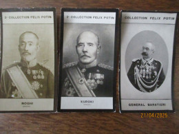 GENERAL NOGHI,GENERAL KUROKI,GENERAL BARATIERI - Félix Potin
