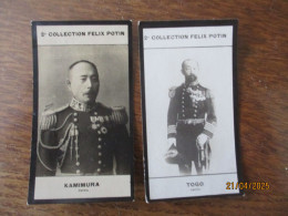 AMIRAL KAMIMURA ET AMIRAL TOGO - Félix Potin
