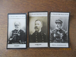 AMIRAL CERVERA,AMIRAL SAMPSON ET AMIRAL COURREJOLLES - Félix Potin
