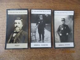GENERAL DEWET,GENERAL CHANOINE ET GENERAL VOYRON - Félix Potin