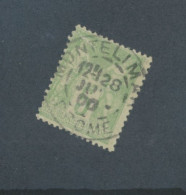 FRANCE - N°102 OBLITERE AVEC CAD MONTELIMAR DROME - 1898-1900 Sage (Type III)