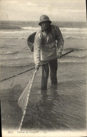 CPA Pecheur De Crevettes Peche - Fischerei