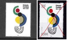 Année 2004 : Y. & T. N° 3657 A ** Valeur Faciale Et RF Omis - Unused Stamps