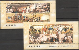Barbuda 1976, 200th Independence USA, Washington, 2BF - Us Independence