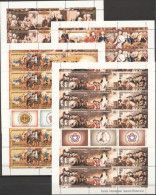 Barbuda 1976, 200th Independence USA, Washington, 4 Sheetlet - Us Independence