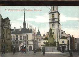 St Clement Danes And Gladstone Memorial Statue Church - Altri & Non Classificati