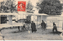 L'Aéroplane " Farman " Au CAMP DE CHALONS - La Rentrée Au Hangar - Très Bon état - Camp De Châlons - Mourmelon