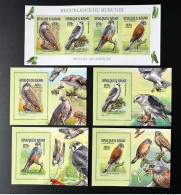 Burundi 2015 / 2016 Mi. AE-AH 3577 + Bl. ND IMPERF Oiseaux Migrateurs Birds Vogel Rapaces Birds Of Prey Greifvögel - Ungebraucht