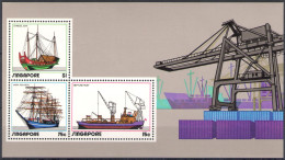 1972 Singapore - Catalogo Yvert Foglietto N. 4 - Navi - MNH** - Polar Ships & Icebreakers