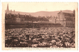 CPA 71 (Saône-et-Loire) Autun - Foire De La Saint-Ladre, Le 1er Septembre, L'une Des Plus Importantes De France TBE - Kirmes