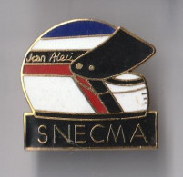 PIN'S THEME  FORMULE 1 CASQUE  JEAN  ALESI  SPONSOR  SNECMA  TURBINE  AVION - F1