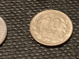 Münze Münzen Umlaufmünze Kolumbien 10 Pesos 1990 - Colombie