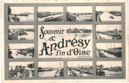 CPA Carte Postale  France   Andrésy Souvenir D'Andrésy Fin D'Oise  Multi Vues  VM93443ok - Andresy