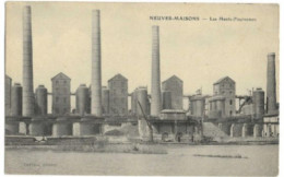 54 NEUVES MAISONS LES HAUTS FOURNEAUX CPA 2 SCANS - Neuves Maisons