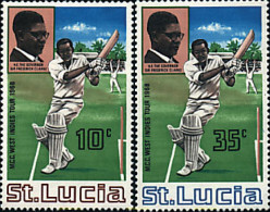 Delcampe - 27017 MNH SANTA LUCIA 1968 CAMPEONATOS DE CRICKET EN EL CARIBE - Cricket