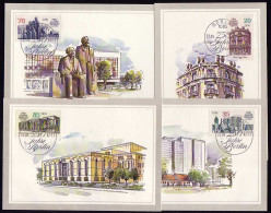 3071-3074 750 Jahre Berlin 1987, Amtliche MK 5-8/87 - Maximumkarten (MC)
