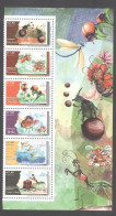BRAZIL #4856-61 - BENEFICIAL INSECTS ( PRAYING MANTIS - LADYBUGS )  STRIP OF 6v WITH MARGIN - 2021  MINT - Neufs