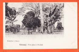 31340 /  OUIDAH Dahomey A.O.F (•◡•) Place 1905s◉ Collection BESSON Photo-Ateliers BAUDOUIN-VINCENT Marseille - Dahomey