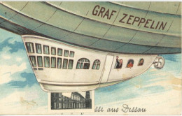 Bauhaus Dessau Leporello Zeppelin Mit Bauhaus I-II Dirigeable - Altri & Non Classificati