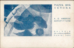 Futurismus AMBROSI, Alfredo Gauro Piazza Bra Verona I-II - Altri & Non Classificati