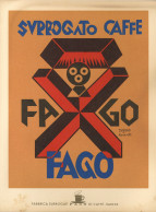 Futurismus DEPERO, Fortunato Surrogato Caffe Fago Kleinplakat Ca. 33x25cm (fleckig) - Altri & Non Classificati