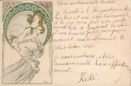 Mucha, Alfons 2. Serie The Four Arts Painting I-II - Mucha, Alphonse