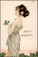 Kirchner, Raphael Prosit Neujahr, Serie 235 Nr. 4 I-II Bonne Annee - Kirchner, Raphael
