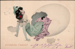 Kirchner, Raphael Fröhliche Ostern 1902 II (Stempelspur) Paques - Kirchner, Raphael