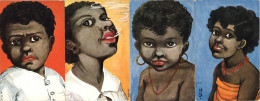 Sandford, Hilda Dix Lot Mit 4 AK Serie Curly Coons - Artisanat