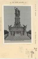 SEIDENKARTE - NATIONALDENKMAL NIEDERWALD I-II - Altri & Non Classificati