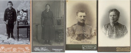 CDV Und Kabinettfotos Lot Mit 65 Stück In Unterschiedlicher Erhaltung - Fotografía