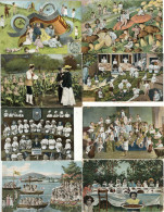 Fotomontage Kinder Album Mit 39 AK Photo Montage - Fotografía