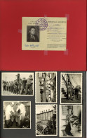 Zirkus Krone Fotoalbum Um 1965 U.a. Mit 1 Mitarbeiterausweis, Ca. 70 Fotos Und Einigen Postkarten - Circo