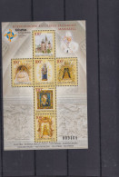 Ungarn Block Briefmarken Mitteleuropäischer Katholikentag Mariazell 2003/2004 - Briefe U. Dokumente