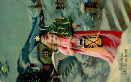 Weihnachten Engel Präge-AK I-II Noel Ange - Altri & Non Classificati