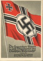 WK II Fahnen Und Standarten Serie Von 21 Ak Im Orginal Umschlag - Guerra 1939-45