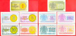 Kazakhstan. Set 1+2+5+10+20 Tiyn 1993. (P-1-5).  UNC! - Kazakhstan