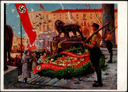 NSDAP WK II - Verlag Nationale Bildkunst Nr. 36 - Und Ihr Habt Doch Gesiegt! MÜNCHEN Künstlerkarte Sign. Fritz Gärtner I - Guerra 1939-45