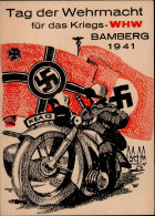 BAMBERG WK II - TAG Der WEHRMACHT Für Das KWHW 1941 - Seltene Künstlerkarte I - Guerra 1939-45