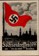 DRESDEN WK II - Festpostkarte SACHSENTREFFEN 1935 I-II - Guerra 1939-45