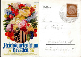 DRESDEN WK II - REICHSGARTENSCAU DRESDEN 1936 Sign. Drescher Mit S-o I-II - Guerra 1939-45