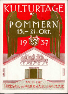 PASEWALK WK II - KULTURTAGE POMMERN 1937 Verlag Stettin S-o WEIHESTÄTTE PASEWALK I - Guerra 1939-45
