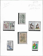 Timbres Andorre Annee Complete 1979  N° 274 à 281  Neuf++ Cote YT 20.60 Euros - Volledige Jaargang